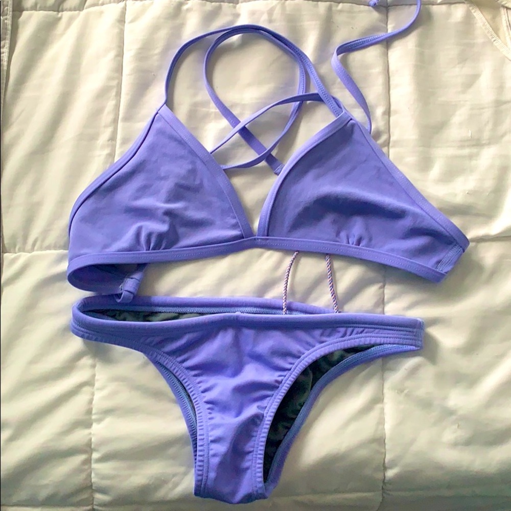 JOLYN PURPLE BIKINI SET